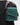 Handmade leather crossbody bag for men – Anthony model, green, detail
