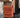 Handmade leather crossbody bag for men – Frank model, cognac, front view