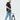 Handmade leather crossbody bag for men – Anthony model, green, on man