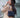 Handmade small leather crossbody bag for women – Olivia model, blue, front view